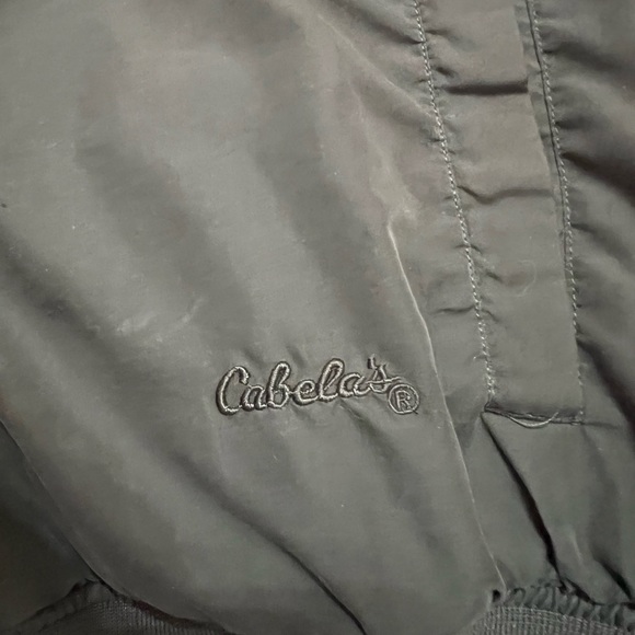 Cabela’s Windcrest V Neck Pullover Windbreaker Jacket Men’s XLT Green - Picture 11 of 11